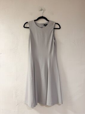 Theory Tillora Knit Mini Dress in Gray Size 4
